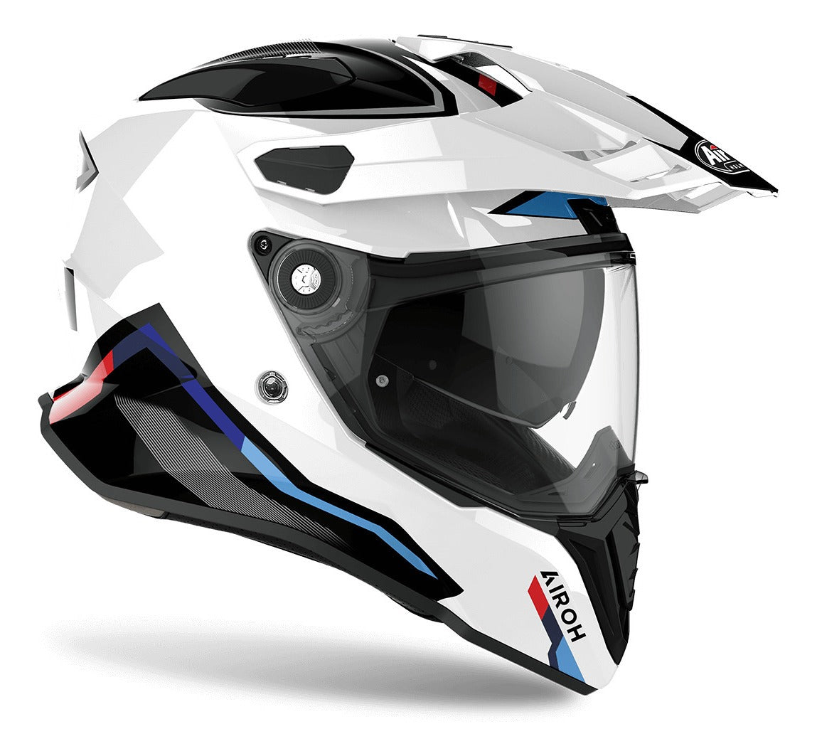 Helmet Commander Factor White Gloss